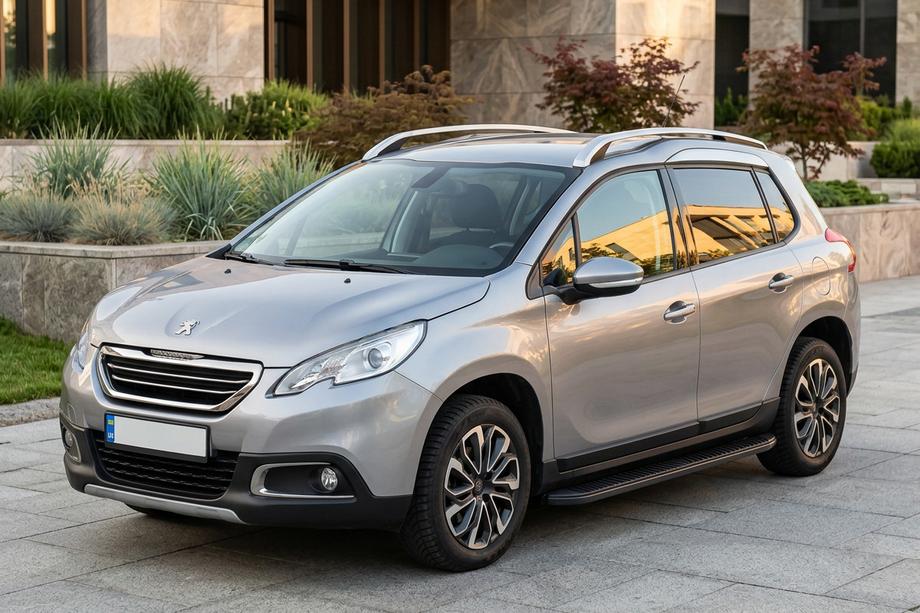 Peugeot 2008 2013-2019 Pedane Laterali Tayga Black (2 pz, Alluminio) Image