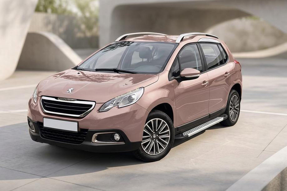 Peugeot 2008 2013-2019 Pedane Laterali New Vision Grey (2 pz, Alluminio) Image