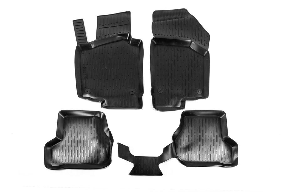 Volkswagen Jetta 2006-2011 Tappetini in gomma (4 pz, Niken 3D) Image