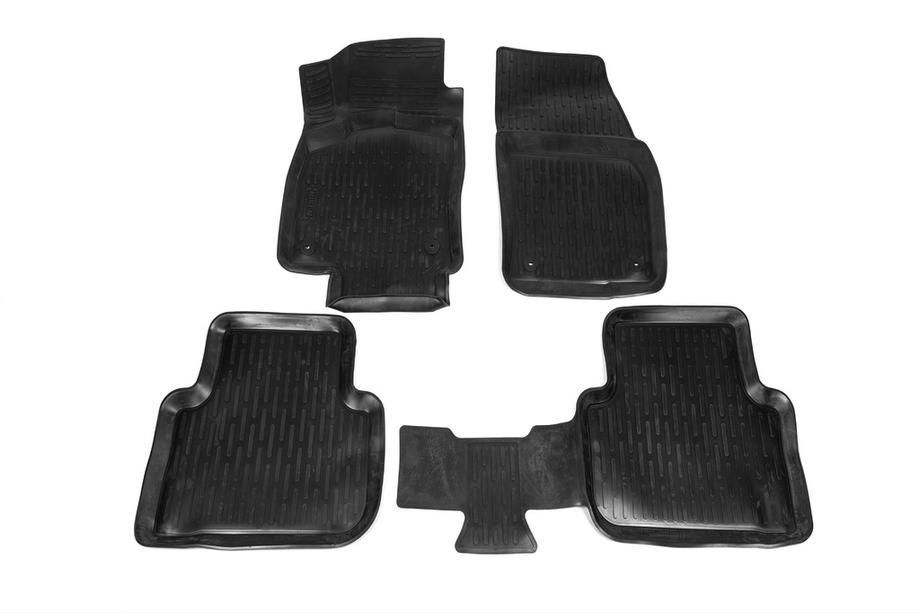 Volkswagen Tiguan 2016-2023 Tappetini in gomma (4 pz, Niken 3D) Foto 2