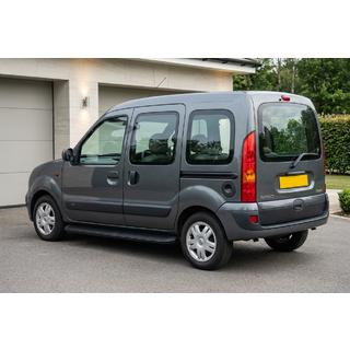 Pedane Laterali Tayga Black (2 pz, Alluminio) Renault Kangoo 1998-2008 foto 1