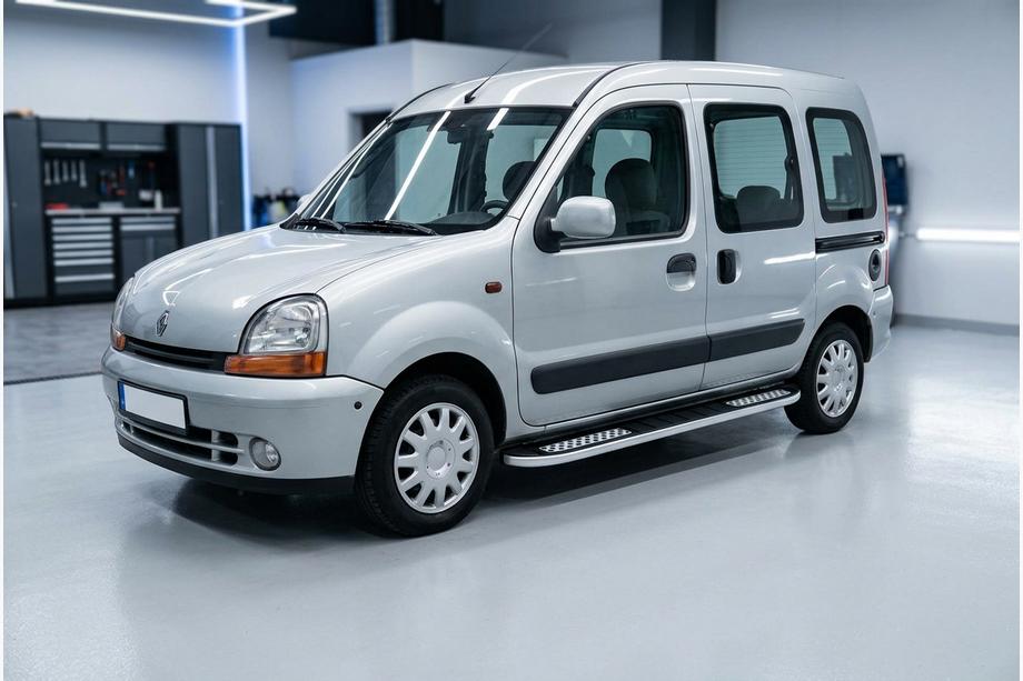Renault Kangoo 1998-2008 Pedane Laterali Tayga V2 (2 pz, Alluminio) Image