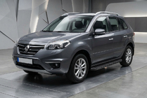 Renault Koleos 2008-2016 Pedane Laterali Tayga Black (2 pz, Alluminio) foto 1