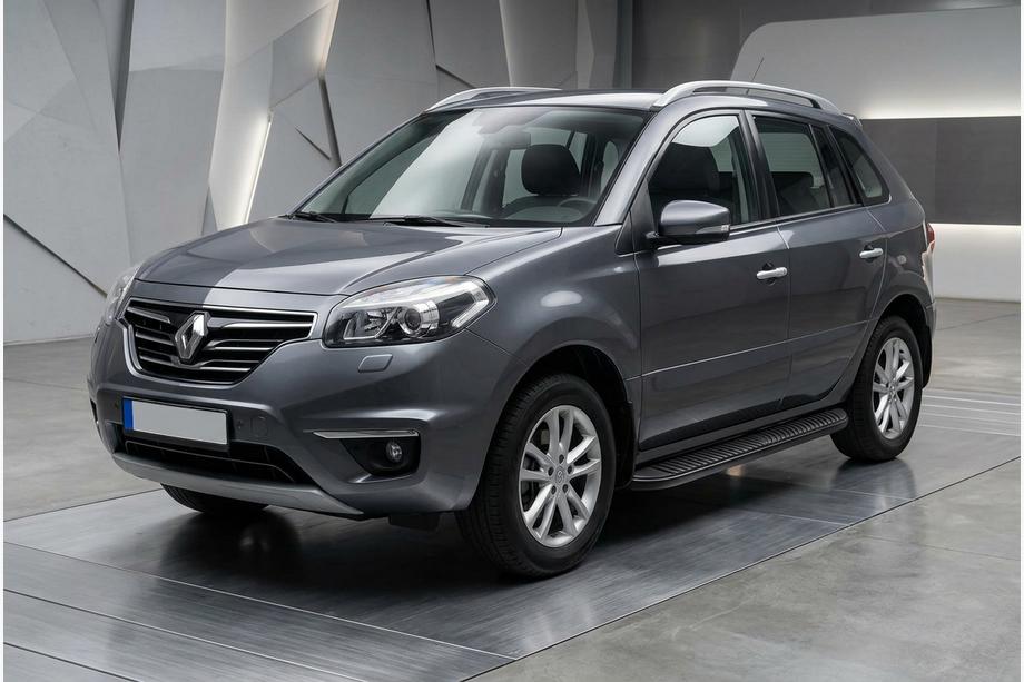 Renault Koleos 2008-2016 Pedane Laterali Tayga Black (2 pz, Alluminio) Image