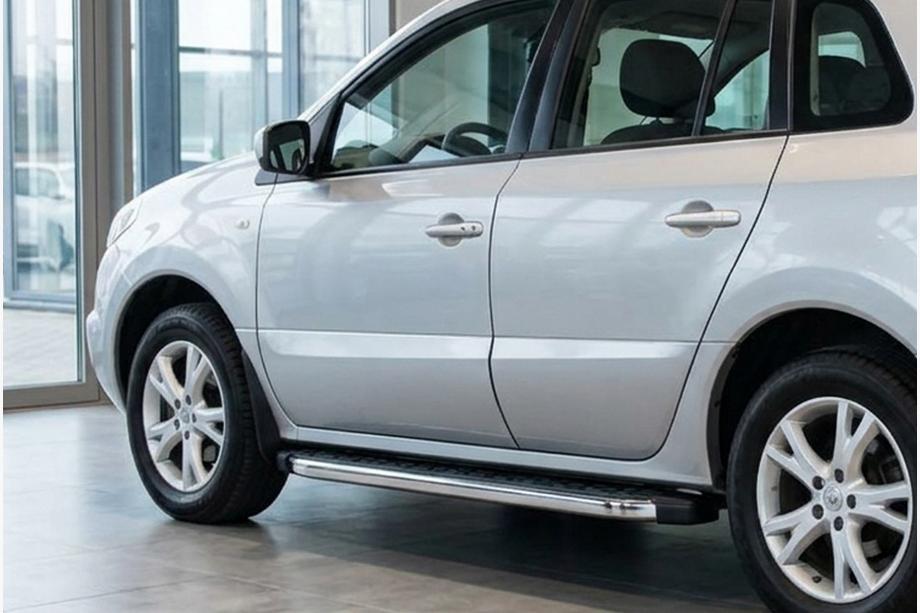 Renault Koleos 2008-2016 Pedane Laterali BlackLine (2 pz, Alluminio) Image