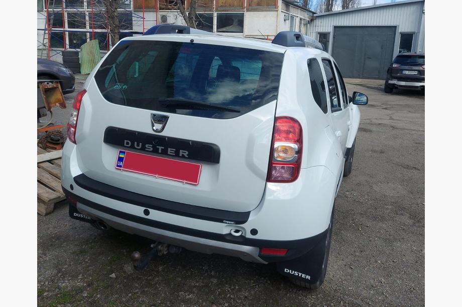 Renault Duster 2008–2017 Protezione paraurti posteriore EuroCap (ABS) Foto 3