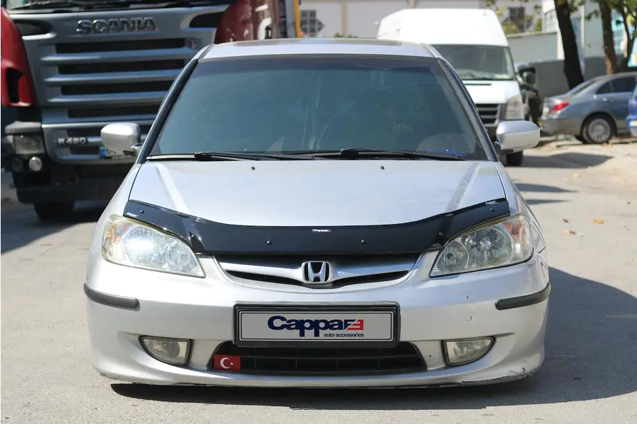 Honda Civic Sedan VII 2001-2006 Deflettore cofano (EuroCap) Foto 2