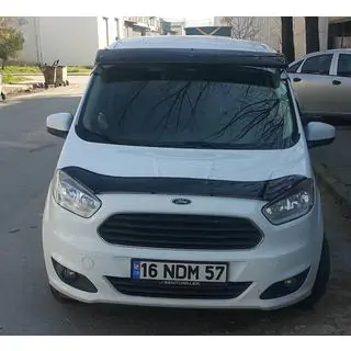 Visiera parabrezza (nero lucido, 5mm) Ford Courier 2014-2023 foto 3