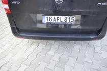 Mercedes Vito/V-class W447 2014- Protezione paraurti posteriore EuroCap (ABS) foto 3