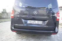Mercedes Vito/V-class W447 2014- Protezione paraurti posteriore EuroCap (ABS) foto 6