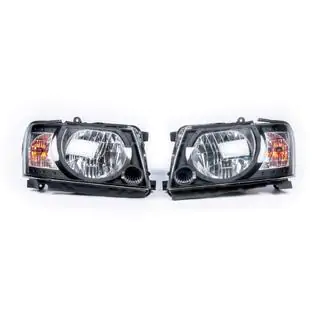 Fari Anteriori Safari Black (2004-2008, 2pz) Nissan Patrol Y61 1997-2011 foto 2