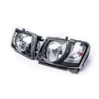 Fari Anteriori Safari Black (2004-2008, 2pz) Nissan Patrol Y61 1997-2011 foto 3
