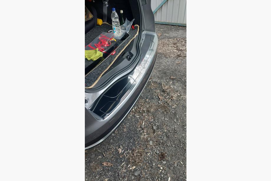 Renault Scenic/Grand 2016–2025 Protezione Paraurti Posteriore Carmos (Grand, Acciaio Inox) Foto 2