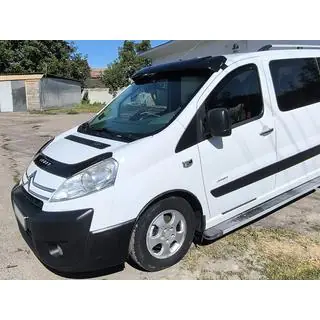 Visiera parabrezza (nero lucido, 5mm) Citroen Jumpy 2007–2017 foto 2