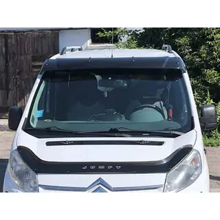 Visiera parabrezza (nero lucido, 5mm) Citroen Jumpy 2007–2017 foto 1