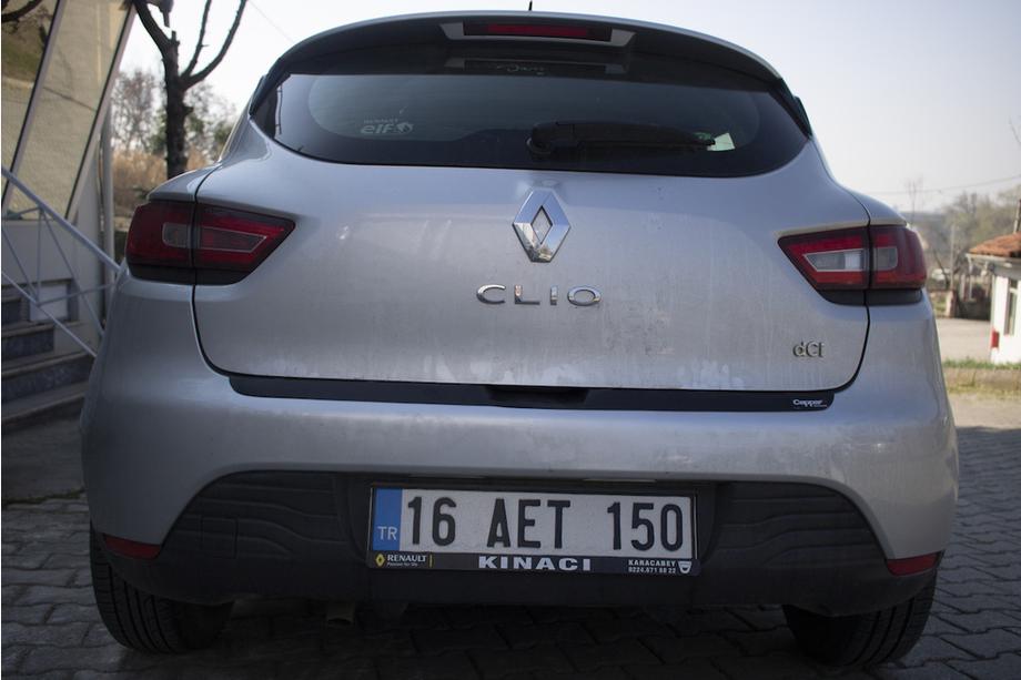 Renault Clio IV 2012-2019 Protezione paraurti posteriore EuroCap (ABS) Foto 3