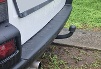 Volkswagen T4 Caravelle/Multivan 1990–2003 Protezione paraurti posteriore EuroCap (ABS) foto 3