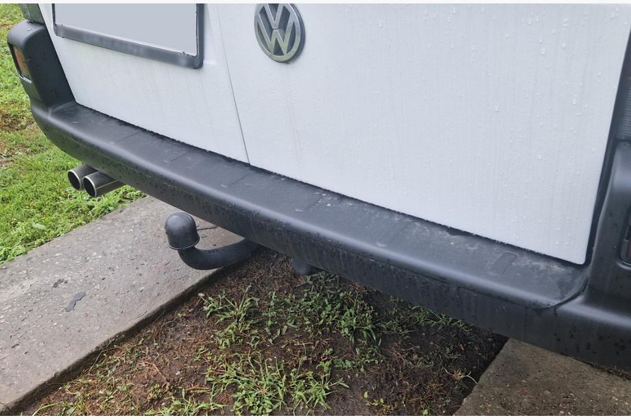 Volkswagen T4 Caravelle/Multivan 1990–2003 Protezione paraurti posteriore EuroCap (ABS) Image