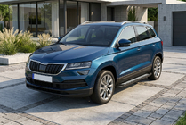 Skoda Karoq 2018- Pedane Laterali New Vision Black (2 pz, Alluminio) foto 1