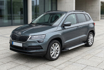 Skoda Karoq 2018- Pedane Laterali New Vision Grey (2 pz, Alluminio) foto 1