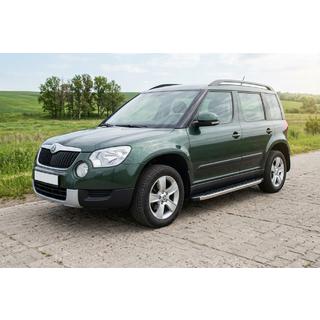 Pedane Laterali BlackLine (2 pz, Alluminio) Skoda Yeti 2009-2017 foto 1