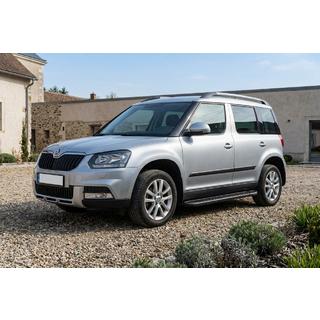 Pedane Laterali Tayga Black (2 pz, Alluminio) Skoda Yeti 2009-2017 foto 1