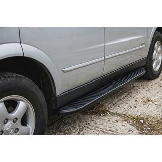 Pedane Laterali Tayga Black (2 pz, Alluminio) SsangYong Kyron 2005-2014 foto 1