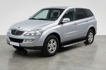 SsangYong Kyron 2005-2014 Pedane Laterali BlackLine (2 pz, Alluminio) foto 1