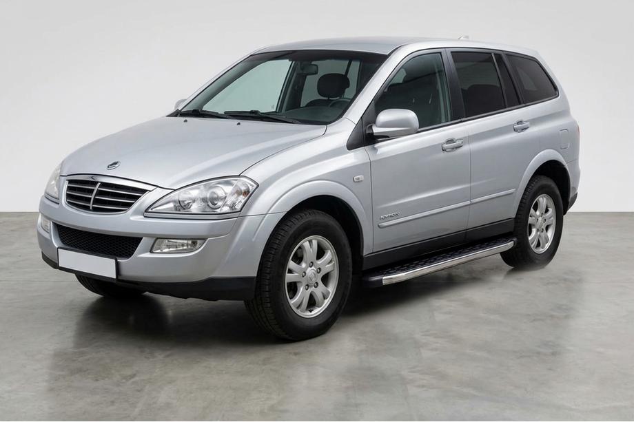 SsangYong Kyron 2005-2014 Pedane Laterali BlackLine (2 pz, Alluminio) Image