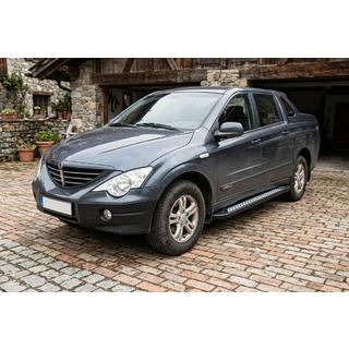 Pedane Laterali New Vision Black (2 pz, Alluminio) SsangYong Action 2005-2018 foto 1