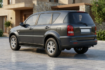 SsangYong Rexton I 2001-2017 Pedane Laterali Tayga Black (2 pz, Alluminio) foto 1