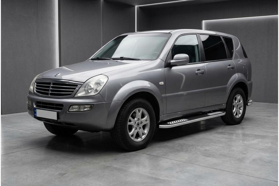 SsangYong Rexton I 2001-2017 Pedane Laterali Tayga V2 (2 pz, Alluminio) Image