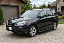 Subaru Forester 2013-2018 Pedane Laterali Tayga Black (2 pz, Alluminio) foto 1
