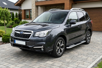 Subaru Forester 2013-2018 Pedane Laterali Tayga V2 (2 pz, Alluminio) foto 1