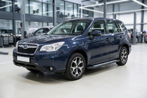 Subaru Forester 2013-2018 Pedane Laterali New Vision Black (2 pz, Alluminio) foto 1