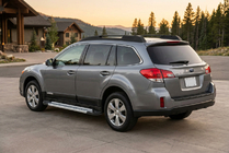 Subaru Outback 2009-2014 Pedane Laterali New Vision Grey (2 pz, Alluminio) foto 1