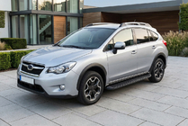 Subaru XV 2011-2017 Pedane Laterali Tayga Black (2 pz, Alluminio) foto 1