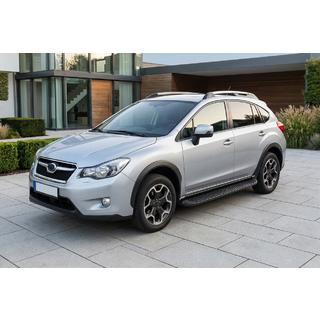 Pedane Laterali Tayga Black (2 pz, Alluminio) Subaru XV 2011-2017 foto 1