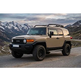 Pedane Laterali BlackLine (2 pz, Alluminio) Toyota FJ Cruiser 2006-2022 foto 1