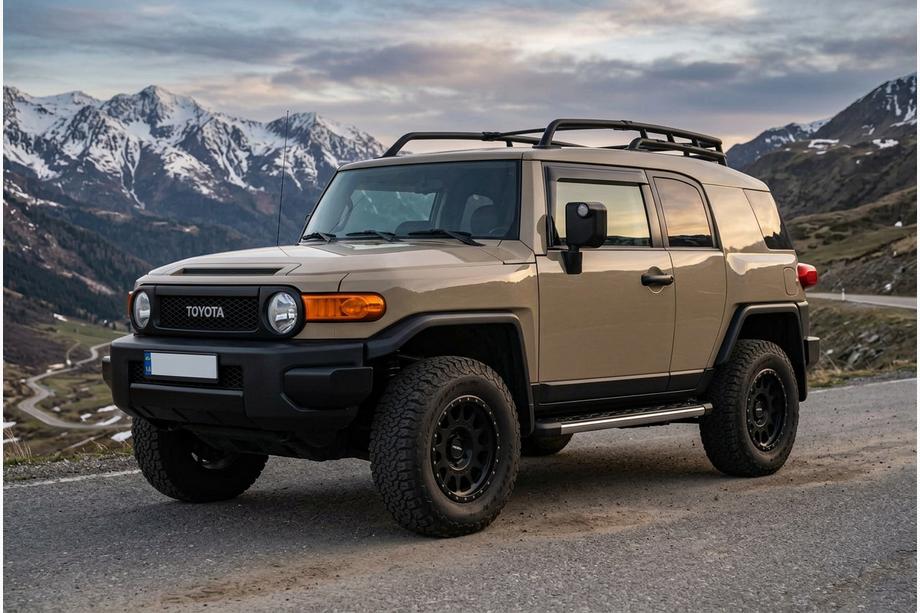 Toyota FJ Cruiser 2006-2022 Pedane Laterali BlackLine (2 pz, Alluminio) Foto 1