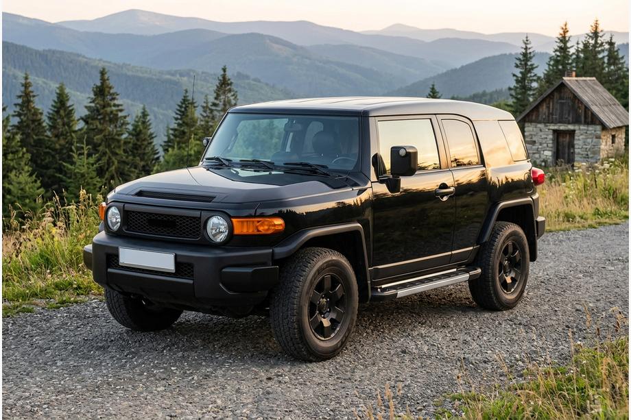 Toyota FJ Cruiser 2006-2022 Pedane Laterali RedLine V1 (2 pz, alluminio) Foto 1
