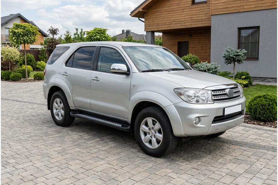 Toyota Fortuner 2006-2015 Pedane Laterali New Vision Black (2 pz, alluminio) Foto 1