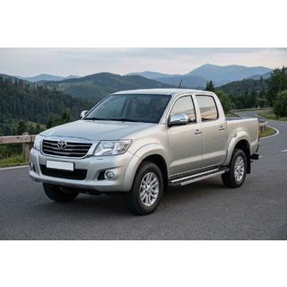 Pedane Laterali RedLine V1 (2 pz, Alluminio) Toyota Hilux 2006-2015 foto 1