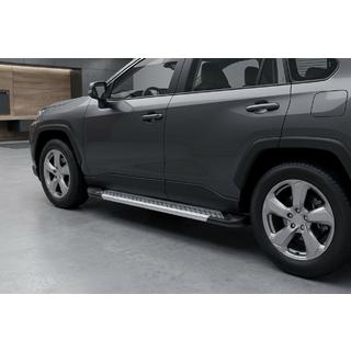 Pedane Laterali New Vision Grey (2 pz, Alluminio) Toyota Rav 4 2019–2025 foto 1