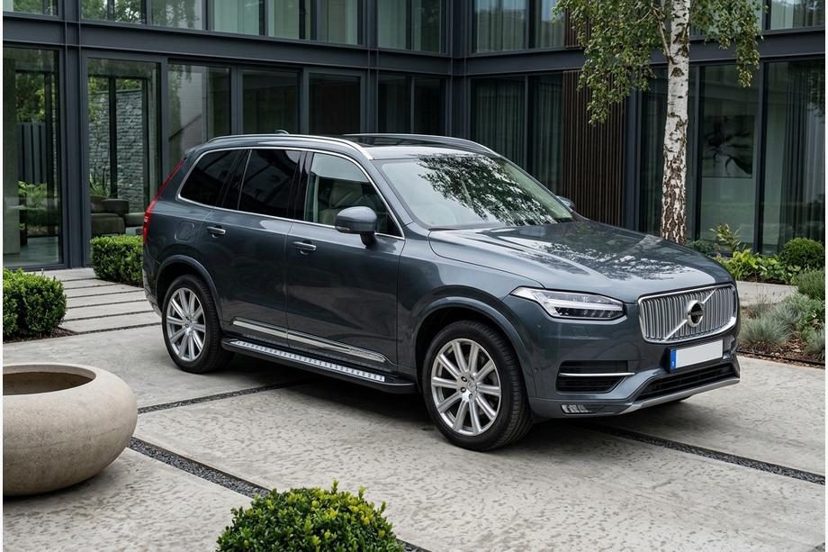 Volvo XC90 2015- Pedane Laterali New Vision Black (2 pz, Alluminio) Foto 1