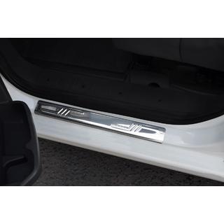 Battitacco OmsaLine (2 pz, acciaio inox) Fiat Fiorino/Qubo 2008-2024 foto 2