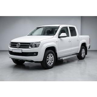 Pedane Laterali New Vision Grey (2 pz, Alluminio) Volkswagen Amarok 2010-2022 foto 1