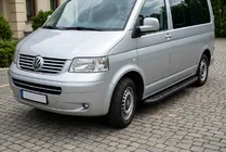 Volkswagen T5 Transporter 2003-2010 Pedane Laterali Tayga Black (2 pz, Alluminio) foto 1