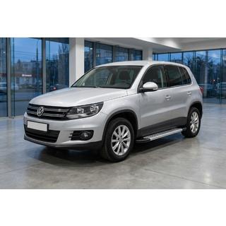 Pedane Laterali New Vision Grey (2 pz, Alluminio) Volkswagen Tiguan 2007-2016 foto 1