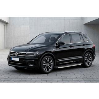 Pedane Laterali BlackLine (2 pz, Alluminio) Volkswagen Tiguan 2016-2023 foto 1